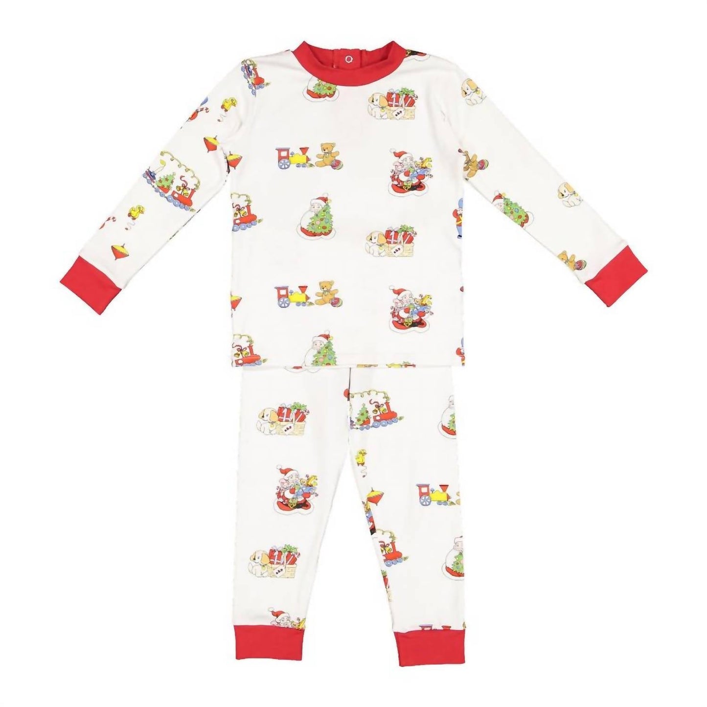 Boy's Pajama Set In Christmas Toys