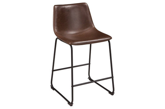 Centiar Brown Counter Height Bar Stool (Set of 2)