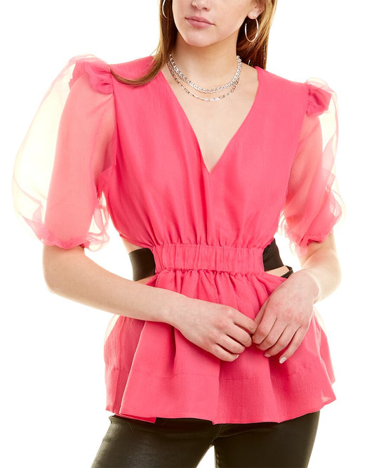 Cynthia Rowley Gracie Organza Top