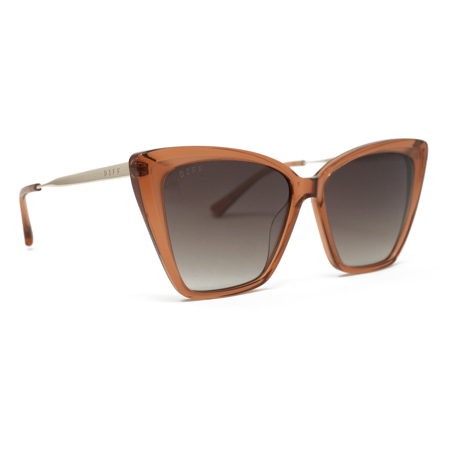 BECKY II - BROWN SUGAR + BRONZE GRADIENT POLARIZED SUNGLASSES