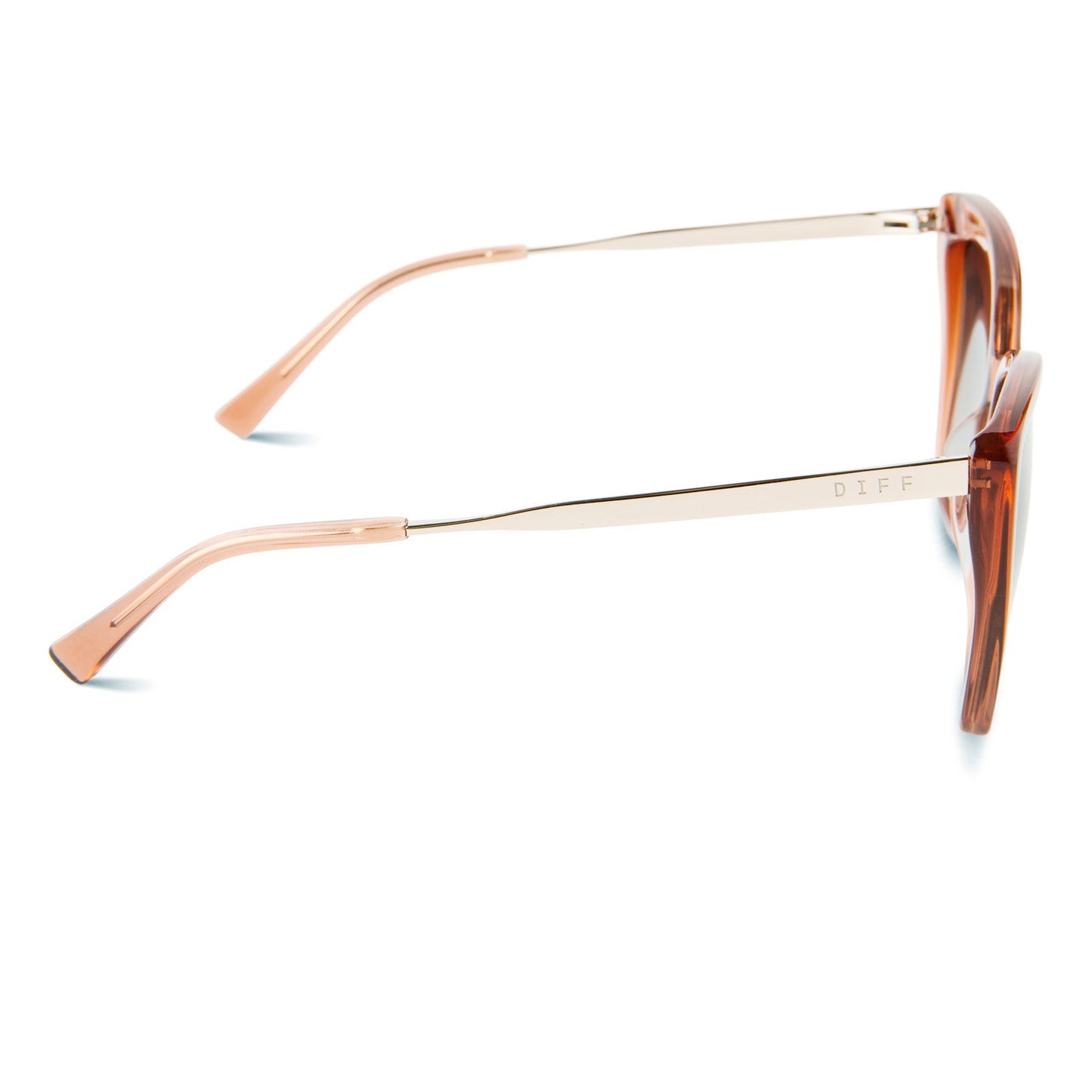 BECKY II - BROWN SUGAR + BRONZE GRADIENT POLARIZED SUNGLASSES