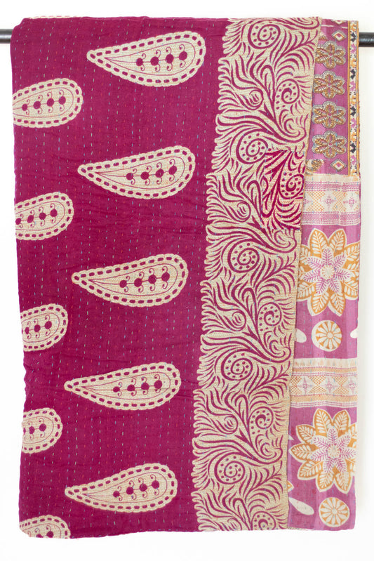 Select No. 8 Kantha Large Throw