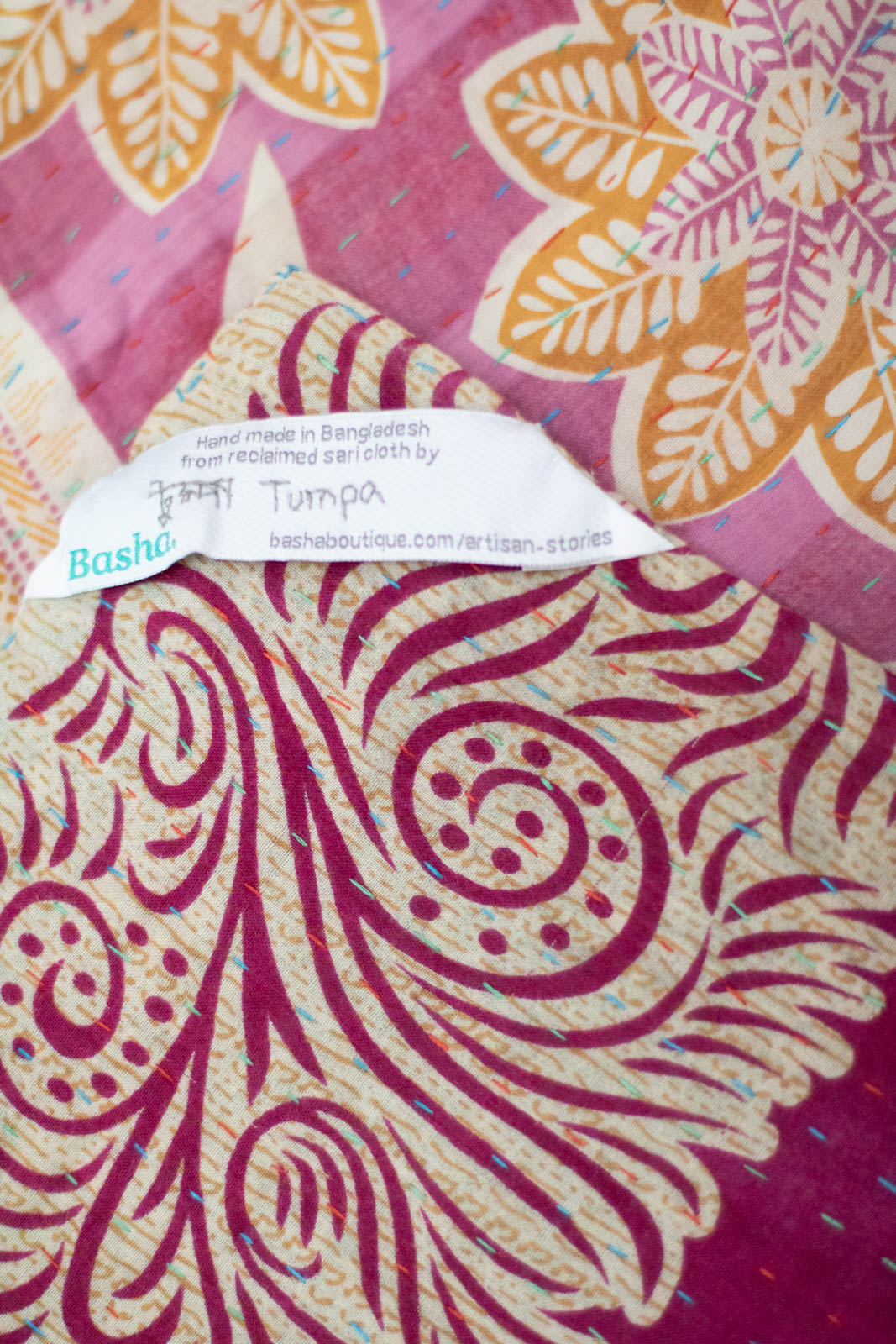 Select No. 8 Kantha Large Throw