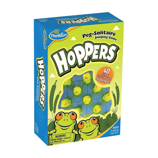 ThinkFun Hoppers Peg Solitaire