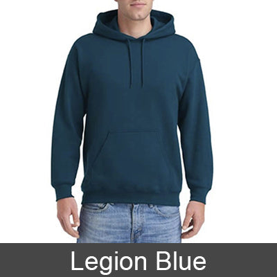 Delta Upsilon Hooded Sweatshirt - Gildan 18500 - TWILL