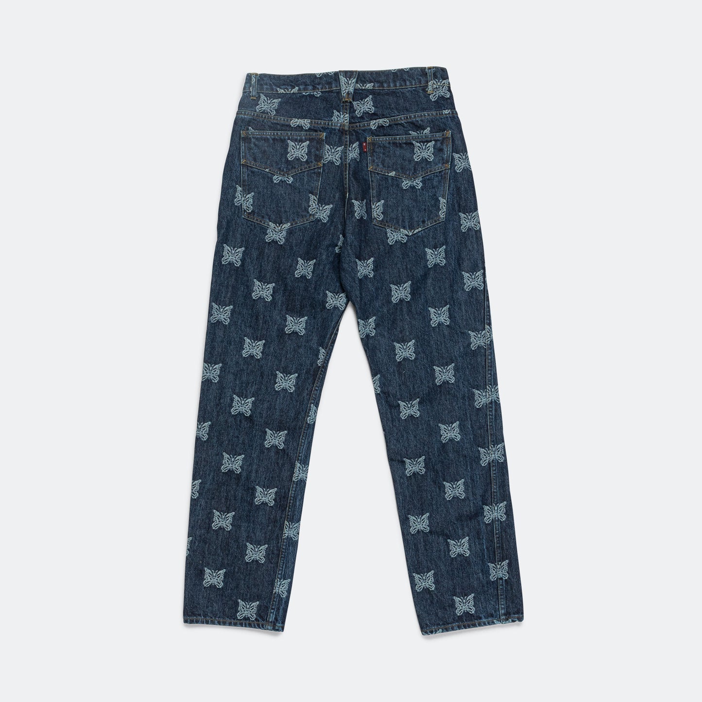 Straight Jean 13oz Denim Papillon Jacquard - Indigo