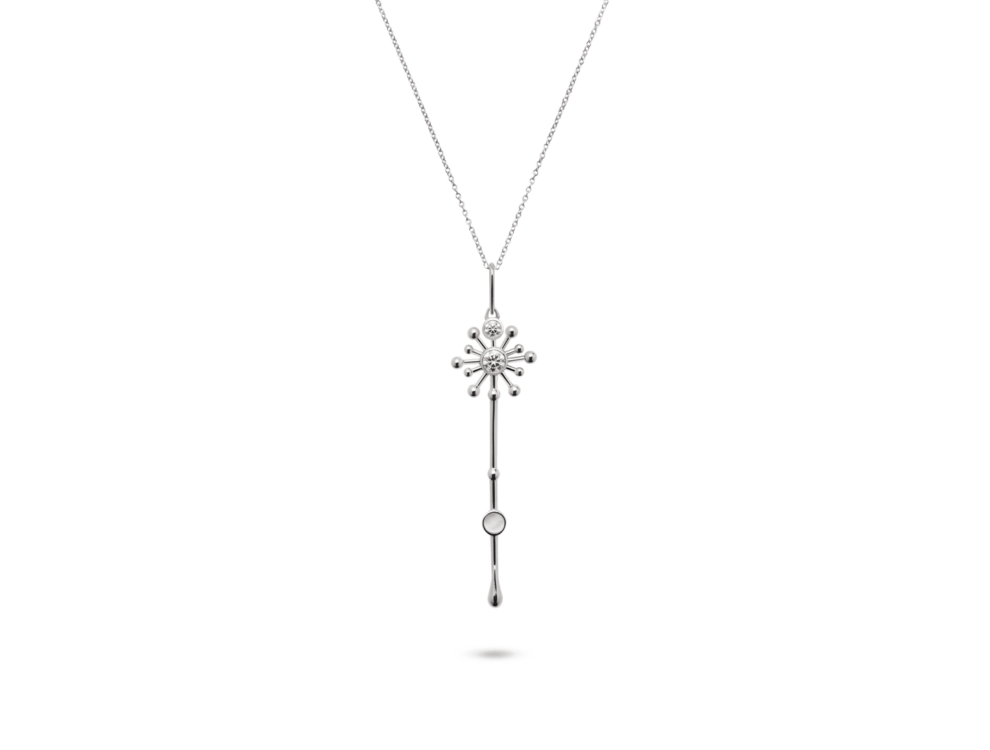 Roseate x Lightbox Lab-Grown Diamond ⅓ct. Light Wand Pendant | White