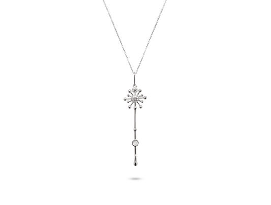 Roseate x Lightbox Lab-Grown Diamond ⅓ct. Light Wand Pendant | White