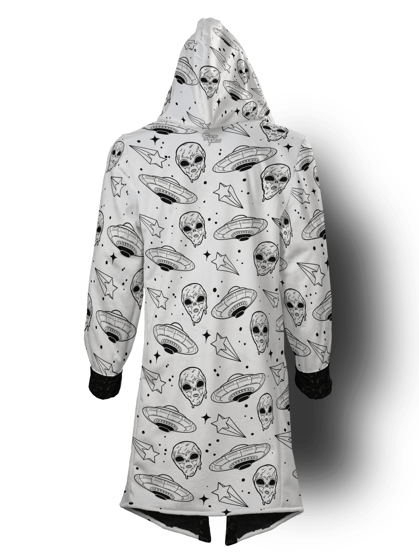 Space Drip (Whiteout) Cyber Hooder Cloak