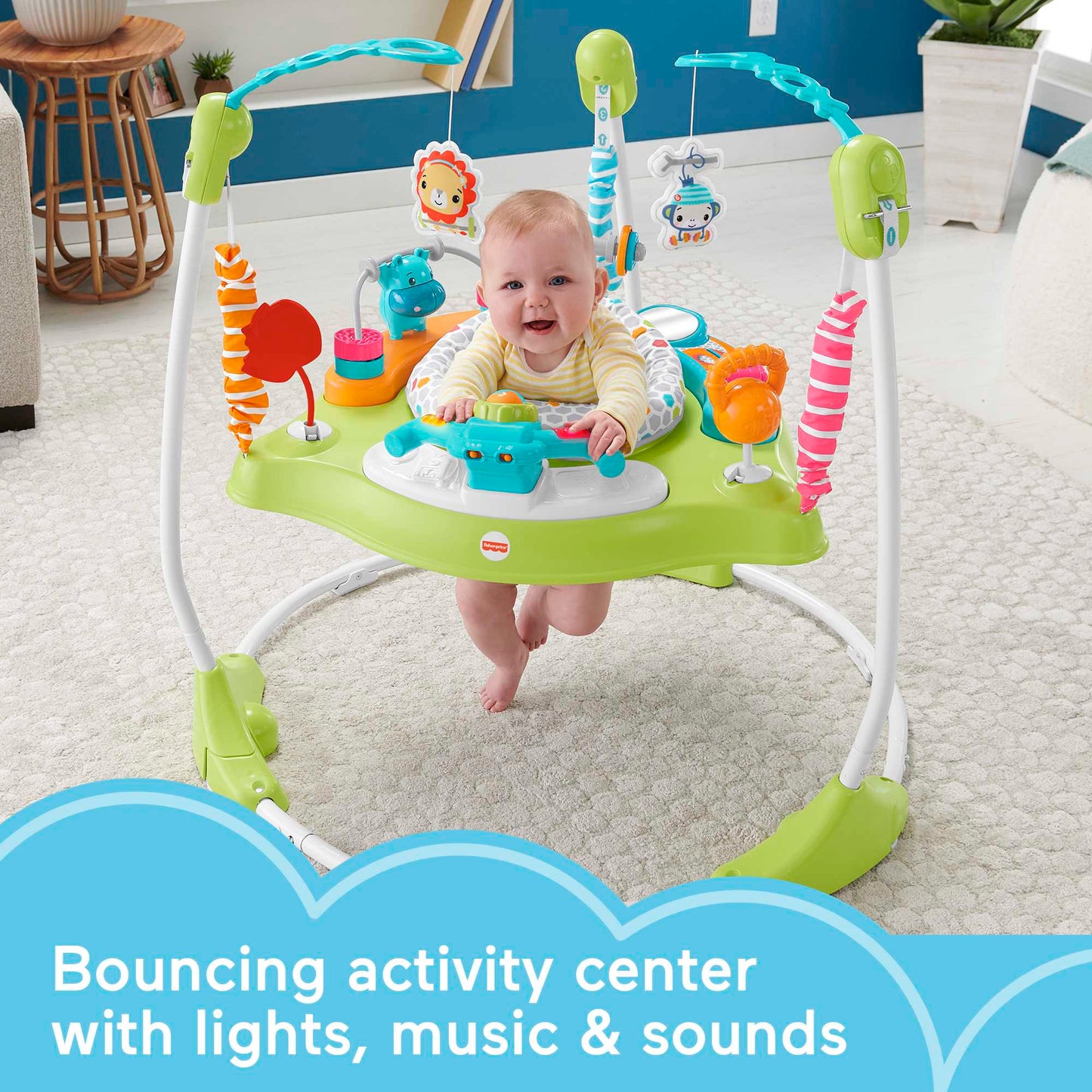 Fisher-Price Fitness Fun Folding Jumperoo Activity Center