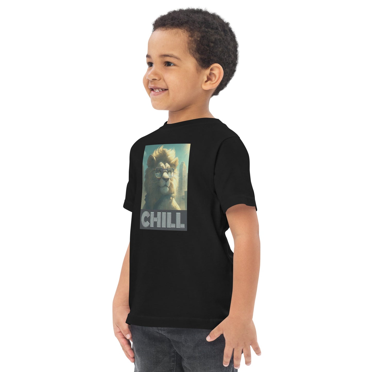 Chill Cat Toddler jersey t-shirt