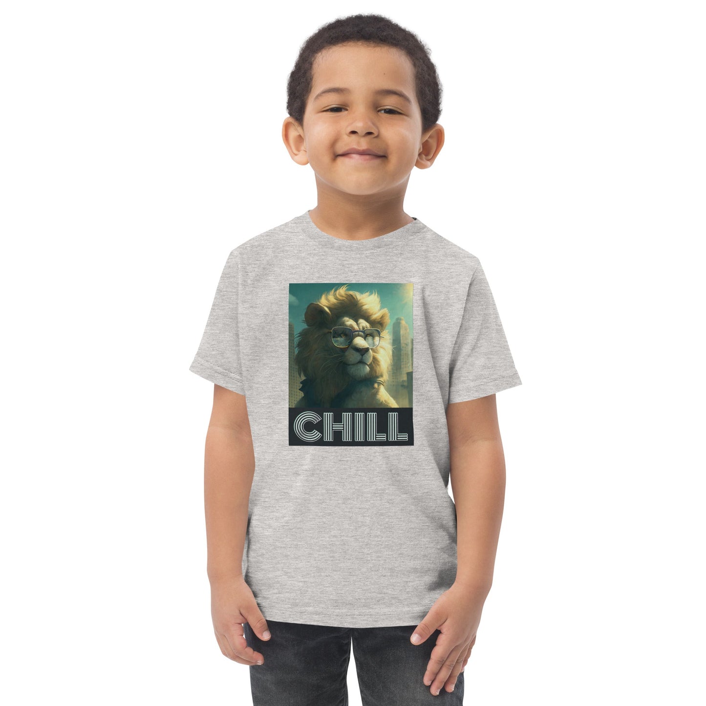 Chill Cat Toddler jersey t-shirt