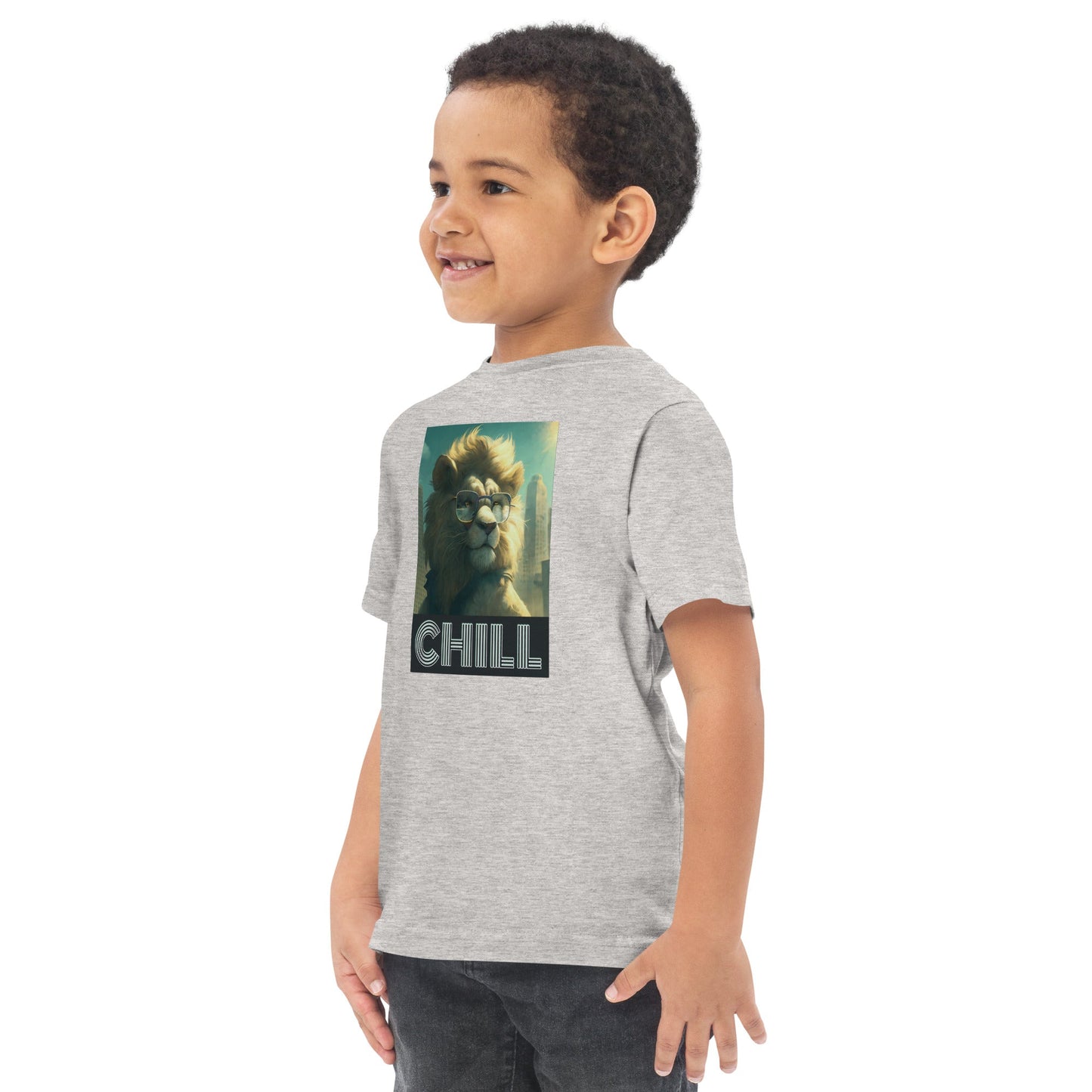 Chill Cat Toddler jersey t-shirt