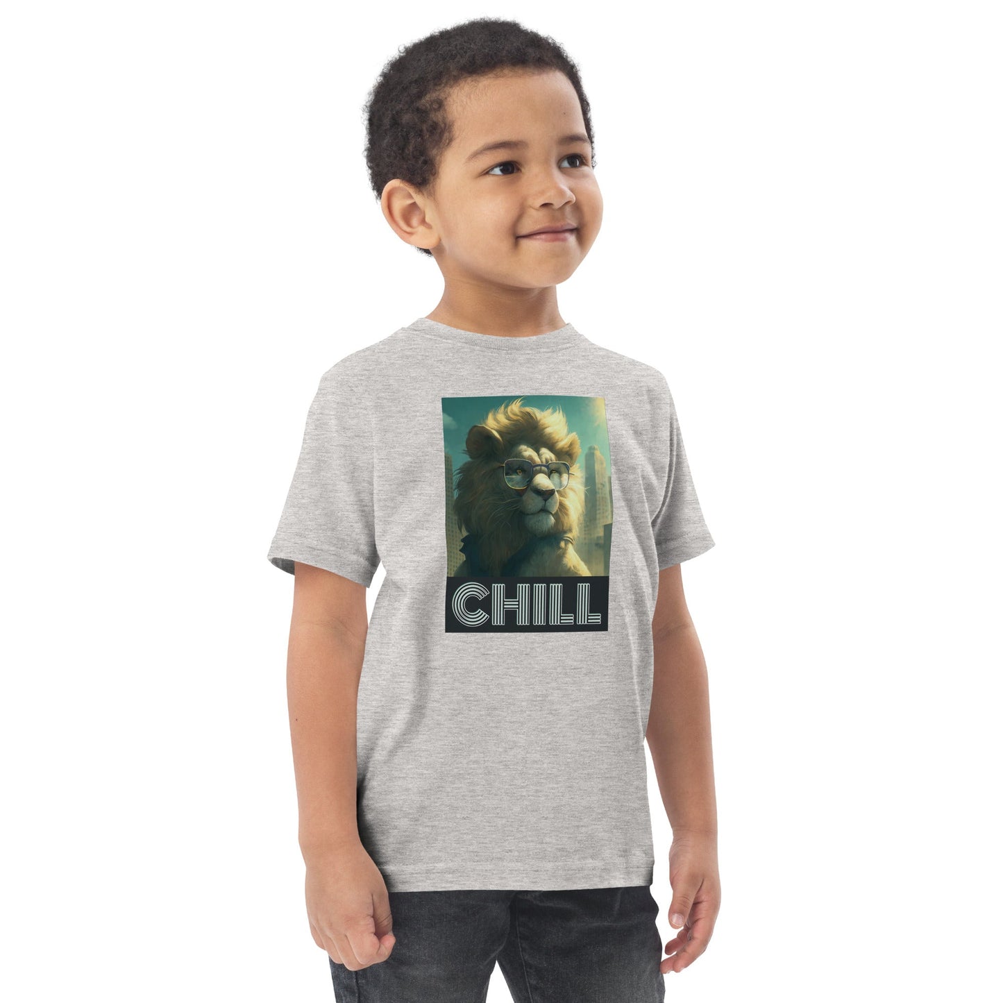 Chill Cat Toddler jersey t-shirt