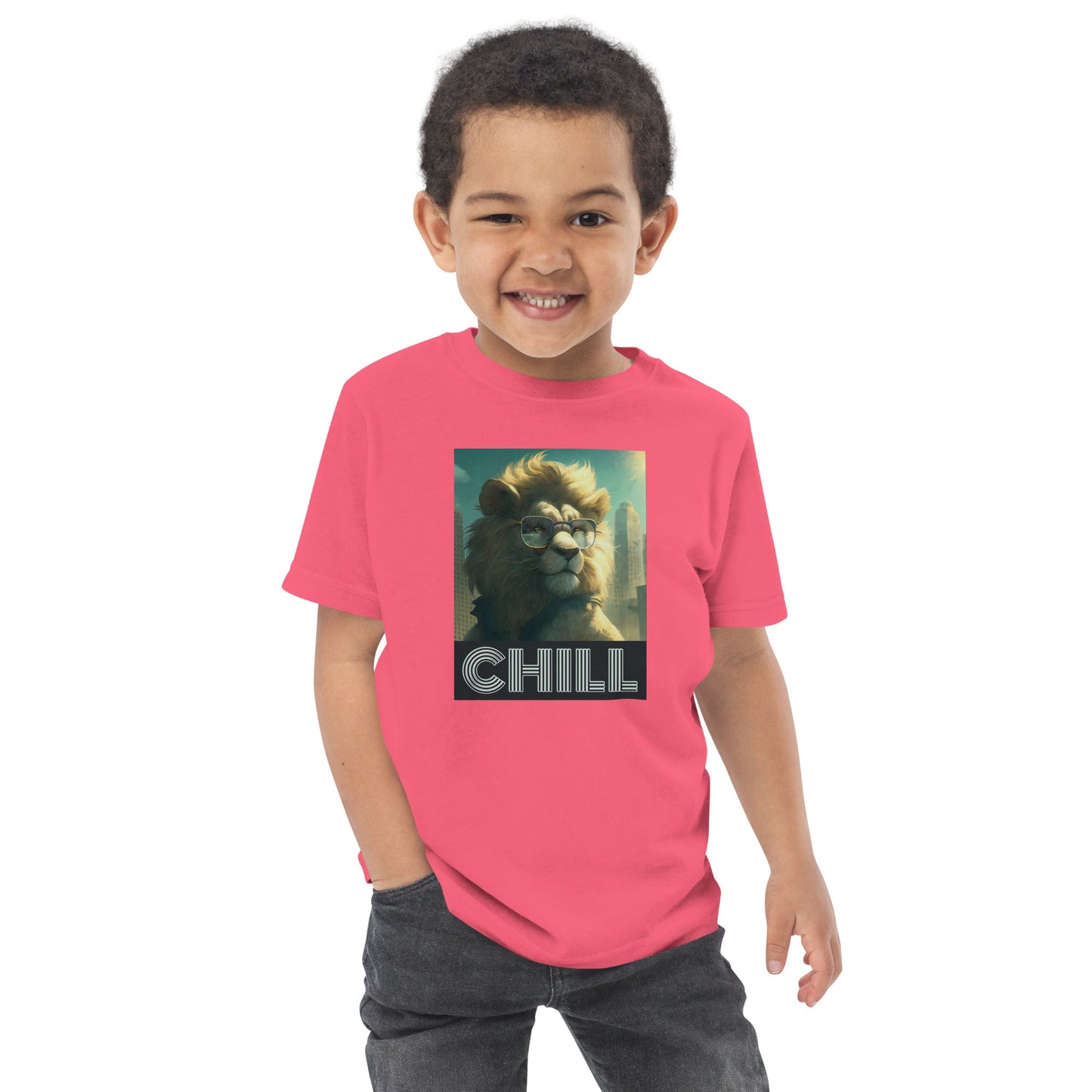 Chill Cat Toddler jersey t-shirt