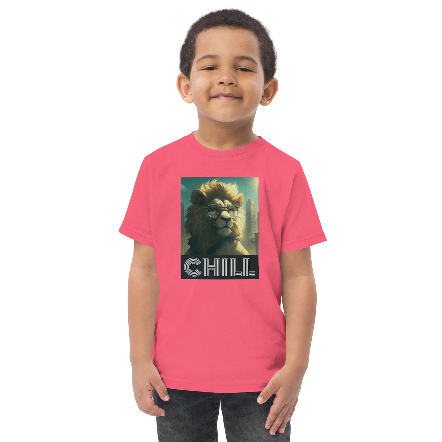 Chill Cat Toddler jersey t-shirt