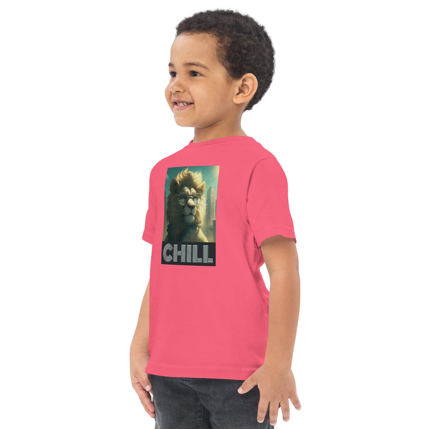 Chill Cat Toddler jersey t-shirt