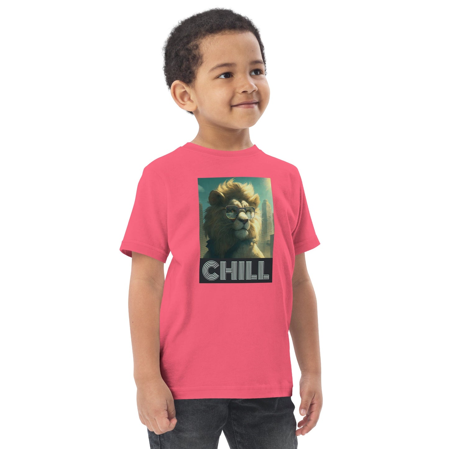 Chill Cat Toddler jersey t-shirt