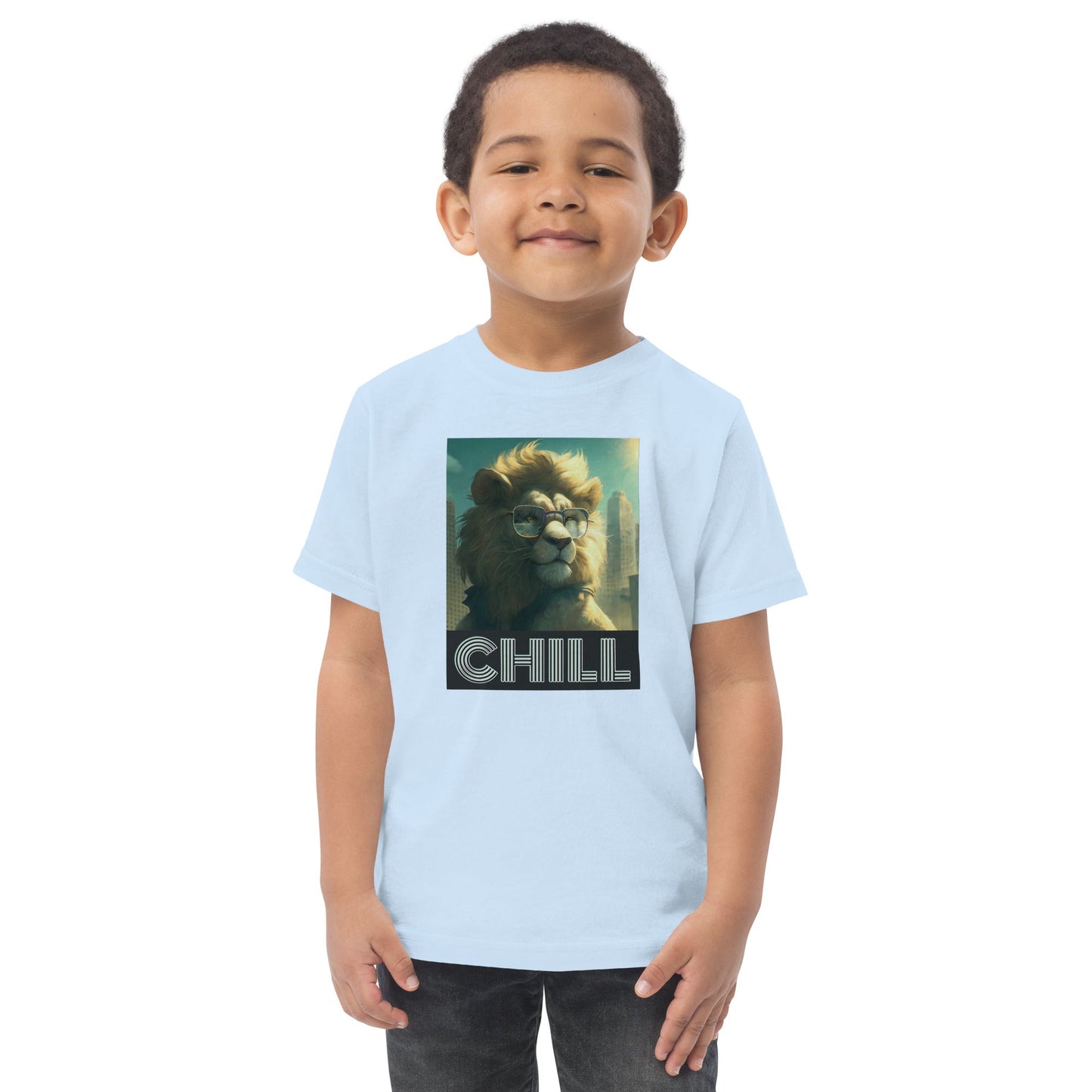 Chill Cat Toddler jersey t-shirt