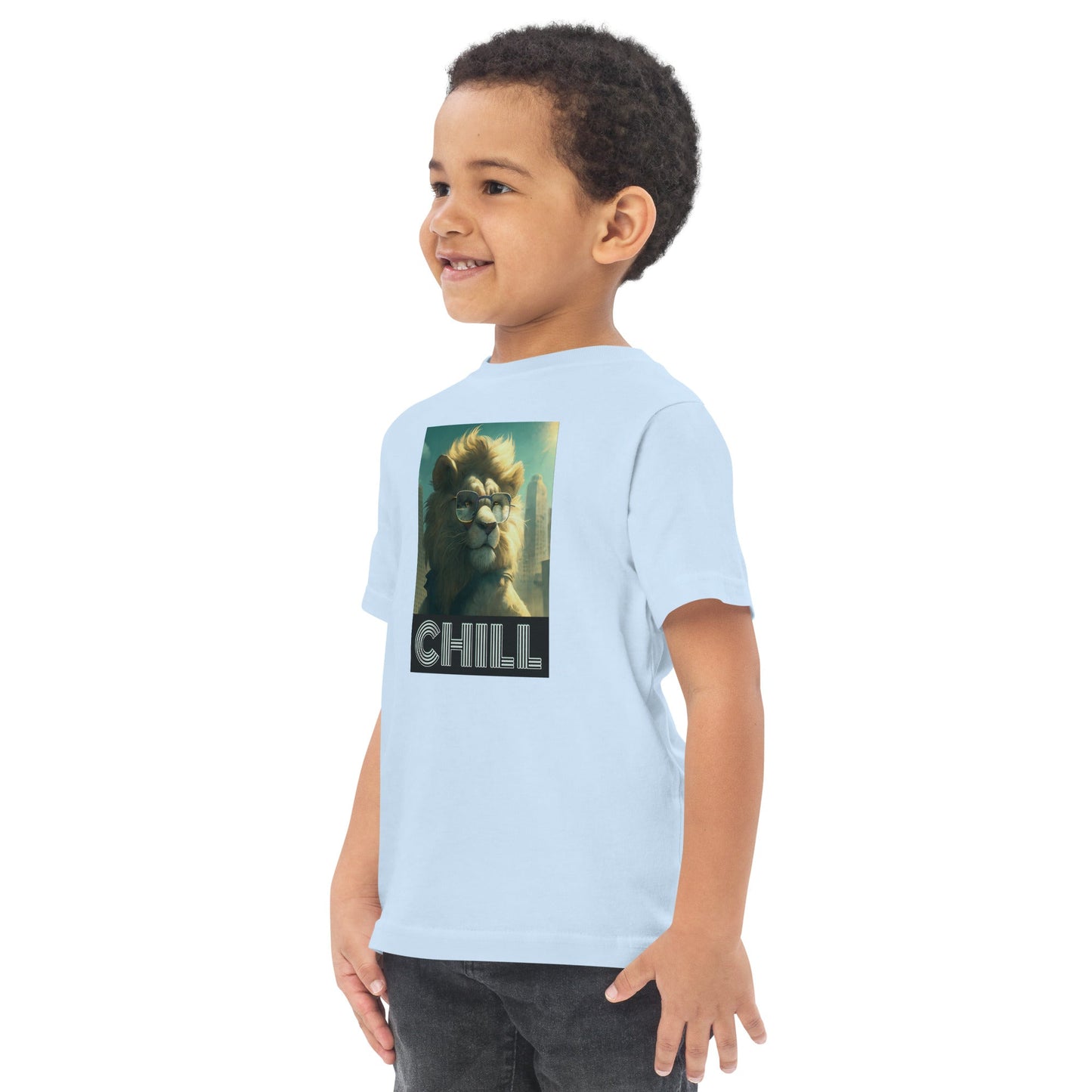 Chill Cat Toddler jersey t-shirt