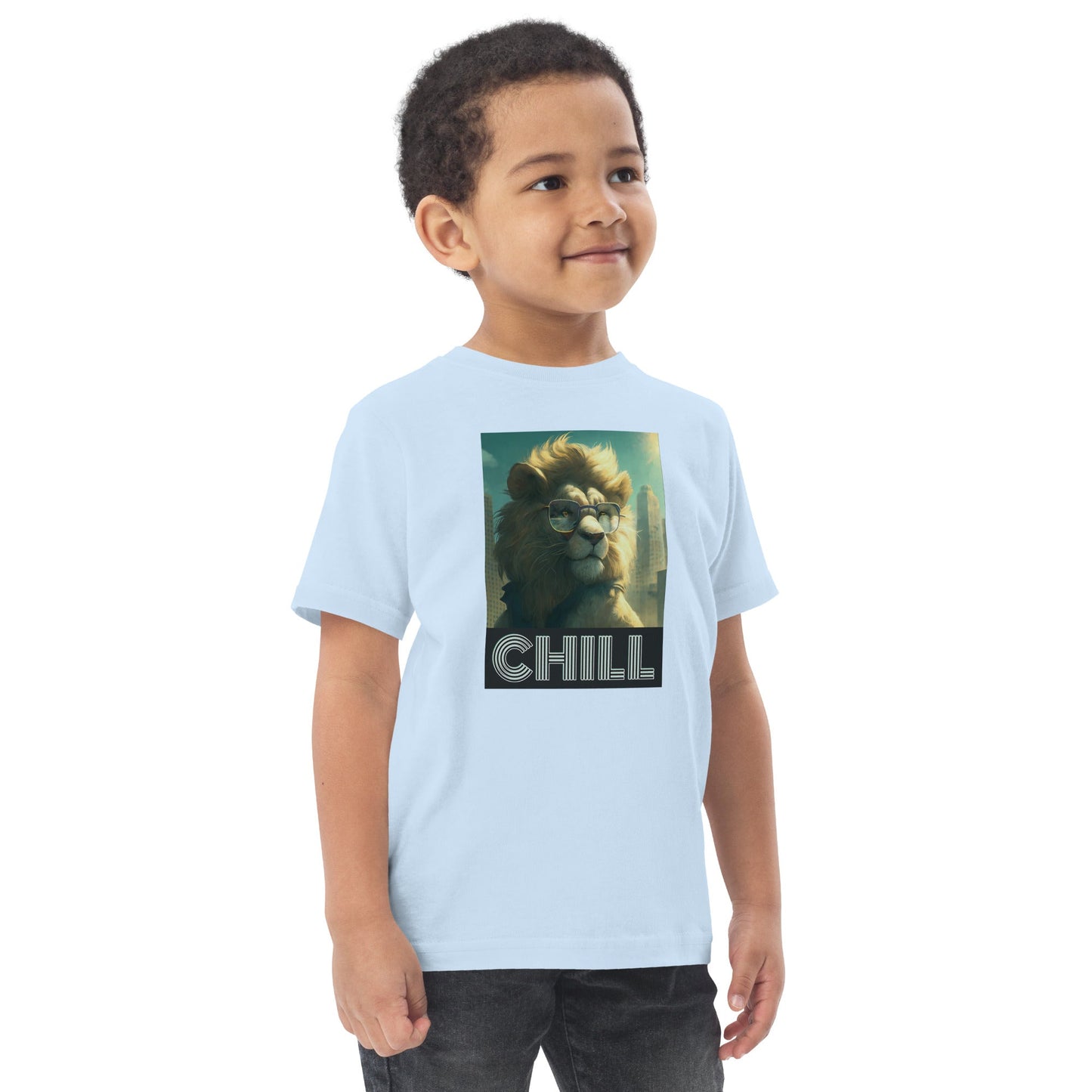 Chill Cat Toddler jersey t-shirt