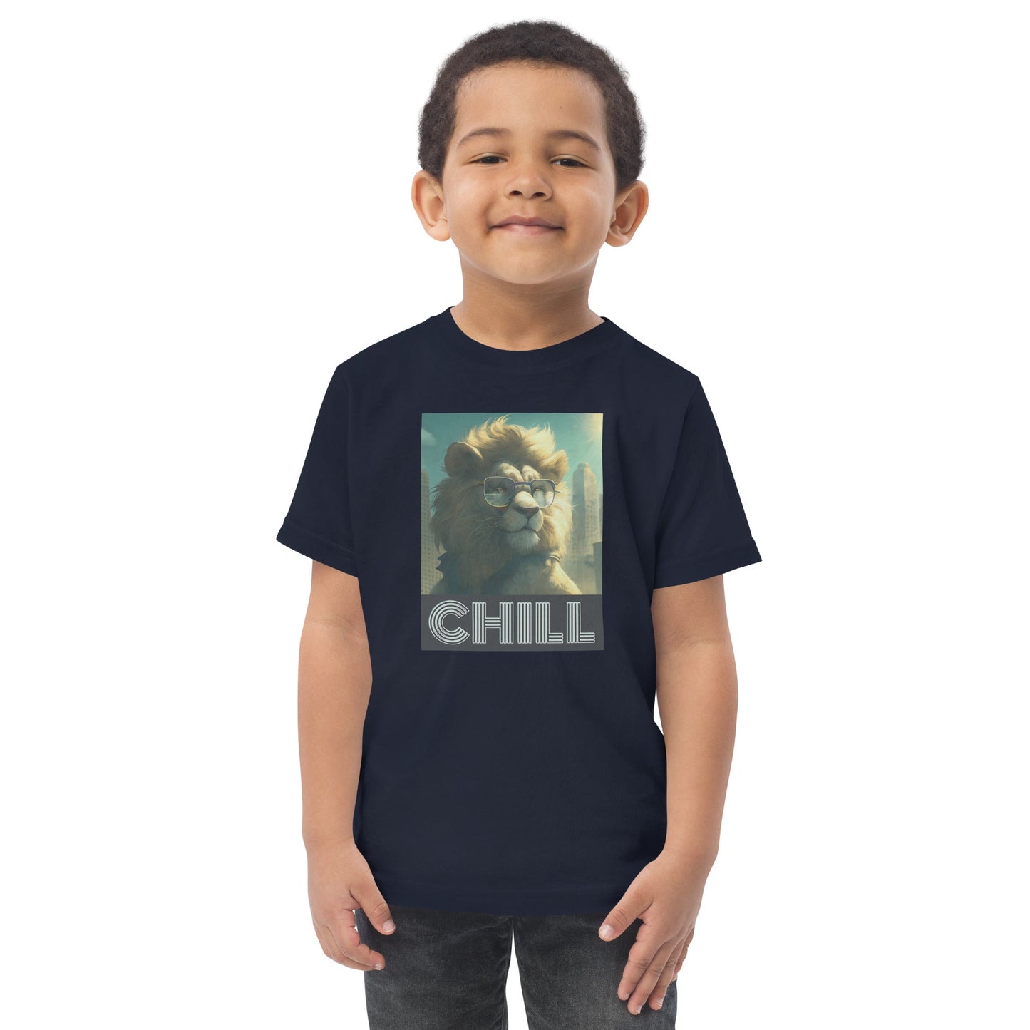 Chill Cat Toddler jersey t-shirt