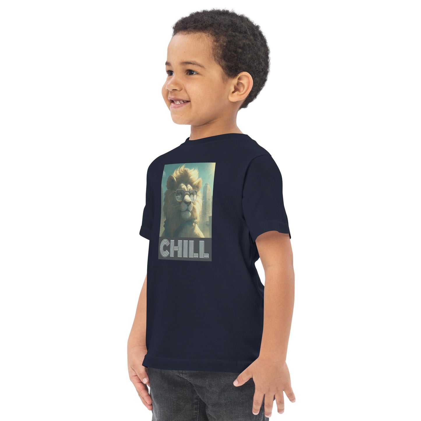 Chill Cat Toddler jersey t-shirt