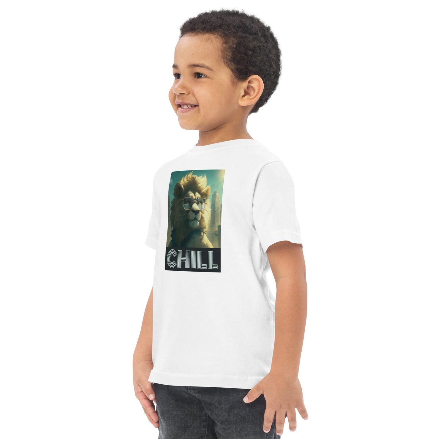 Chill Cat Toddler jersey t-shirt