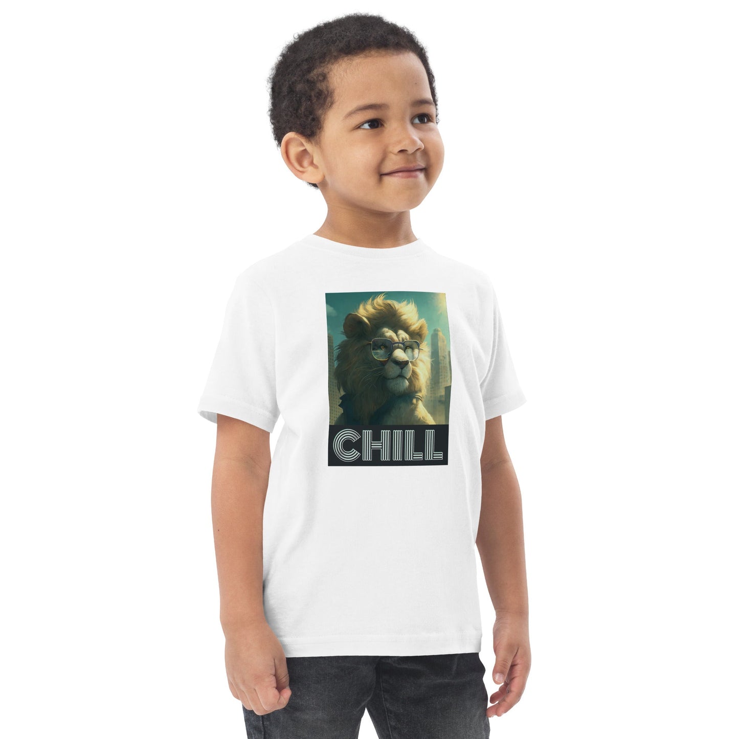 Chill Cat Toddler jersey t-shirt