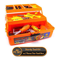 TOOL BOX WITH 38 PCS Plan Toy