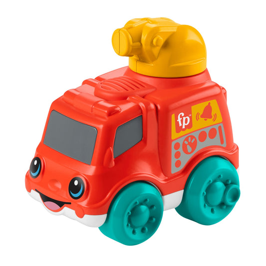 Fisher-Price  Camion de Pompiers Sonore, Jouet à Pousser Pour Bébés