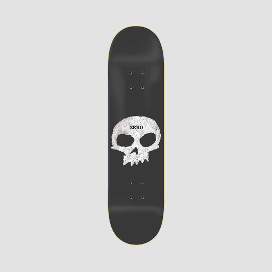 Zero Single Skull Chalkboard Skateboard Deck - 8.25"