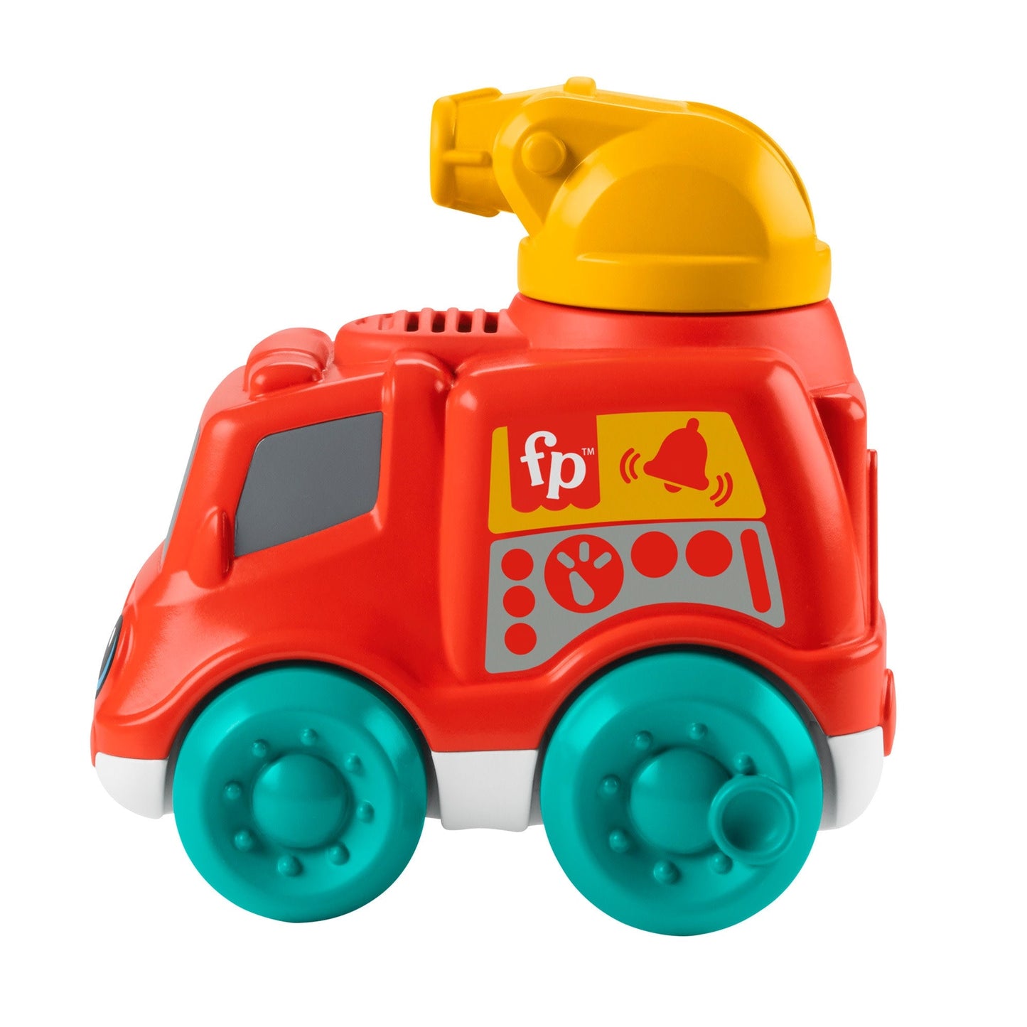 Fisher-Price  Camion de Pompiers Sonore, Jouet à Pousser Pour Bébés